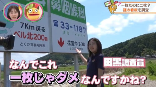 街の看板なんだー？