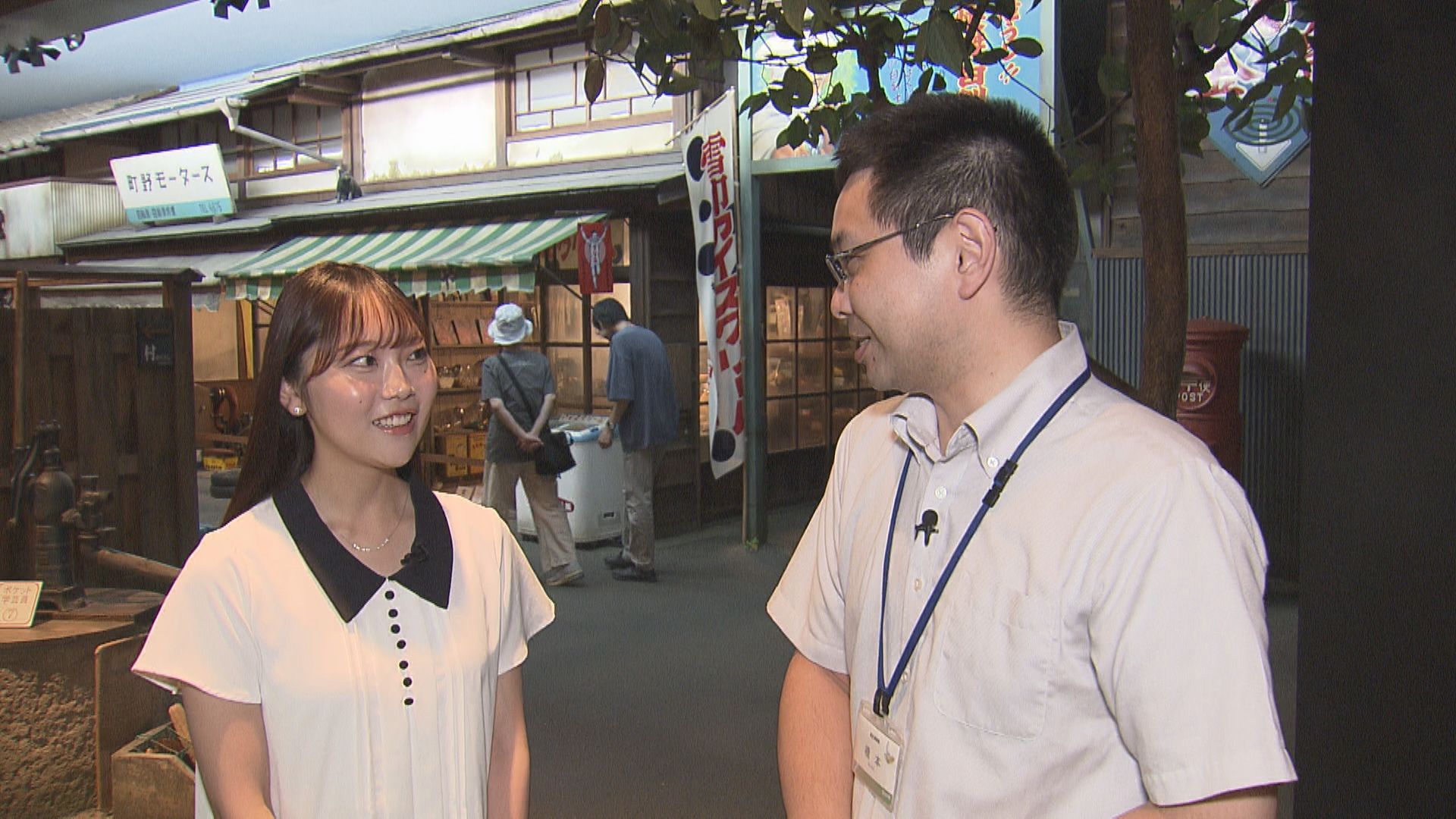 福山アナと橋本学芸員