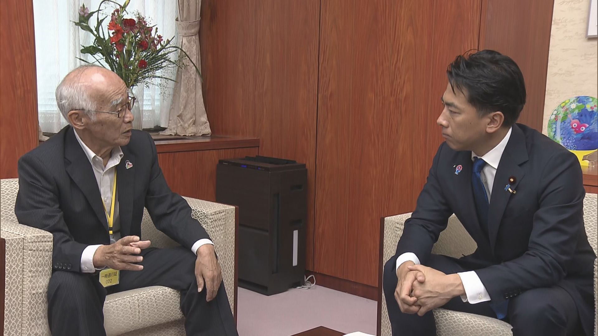 冒頭のみ報道陣に公開された