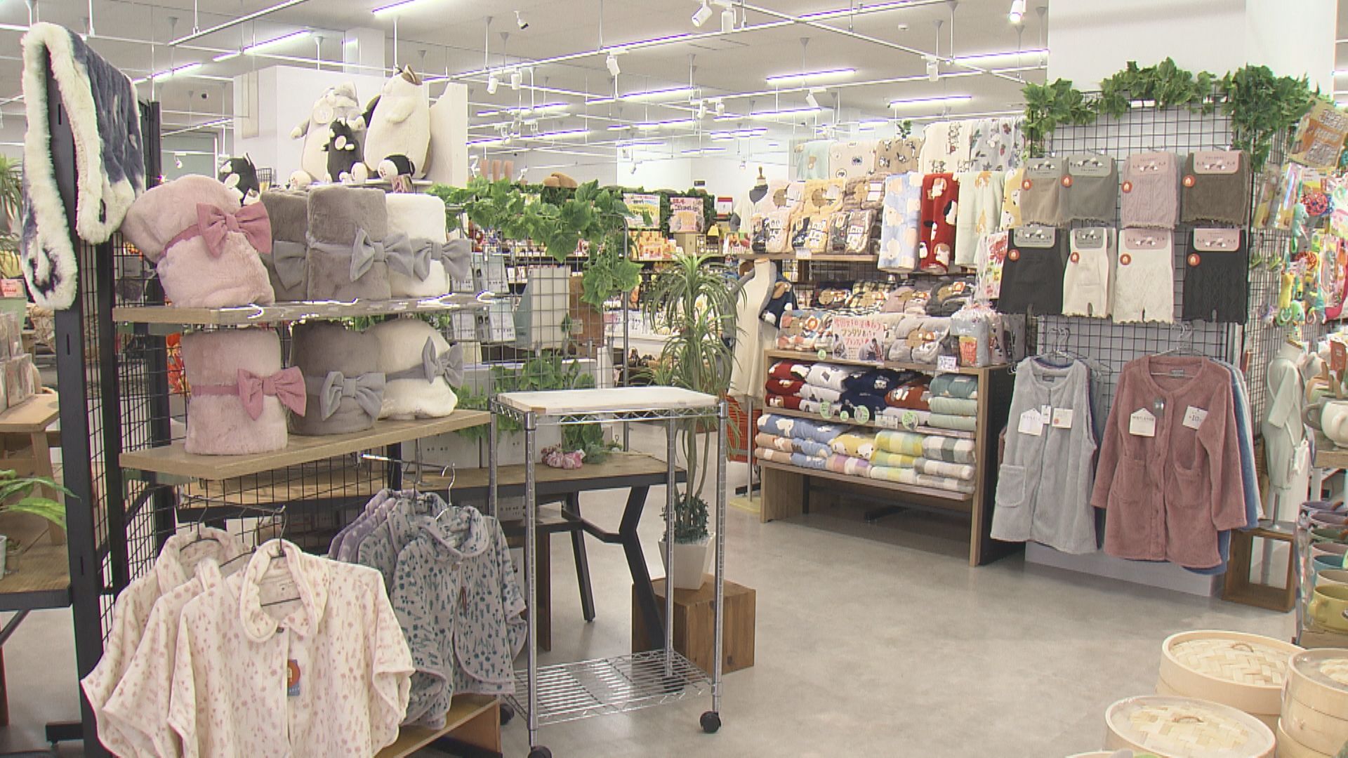 並ぶあったかグッズ