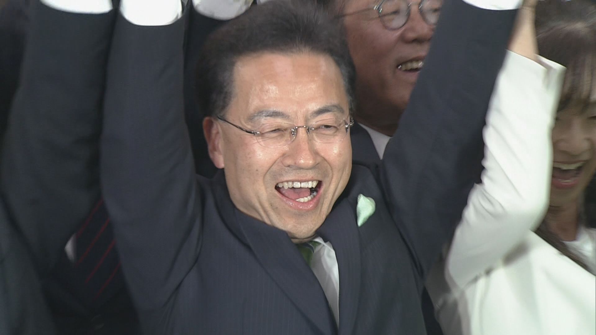 1期目当選した際の杉本知事