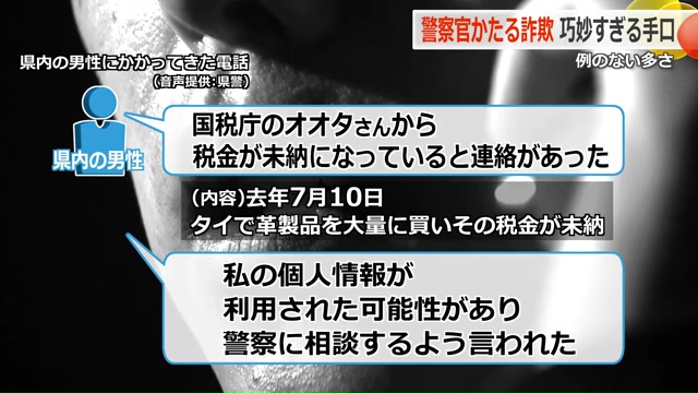 実際の電話のやり取り