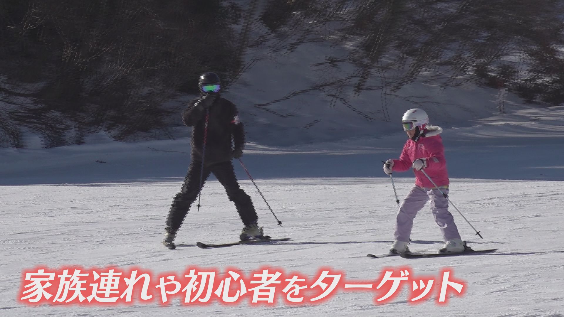 ターゲットを初心者や家族連れに