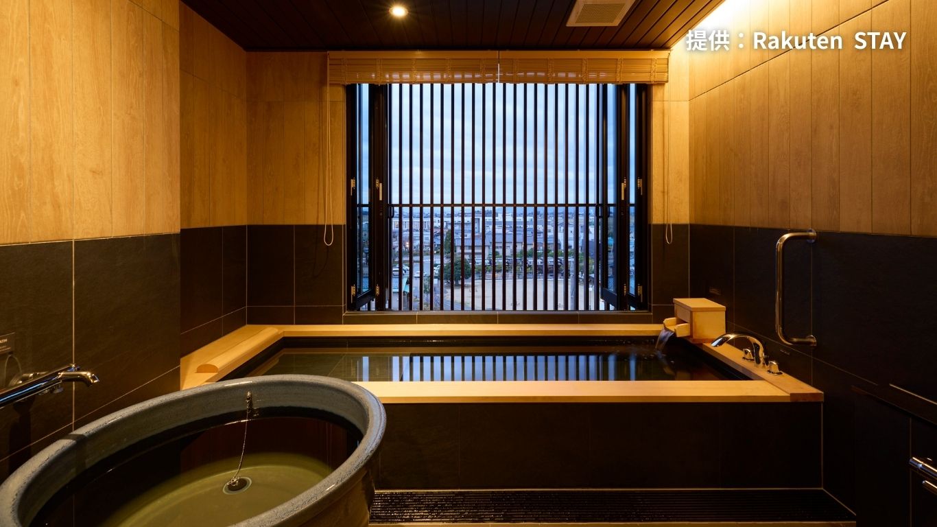 すべての客室に温泉を完備（提供：Rakuten STAY ）