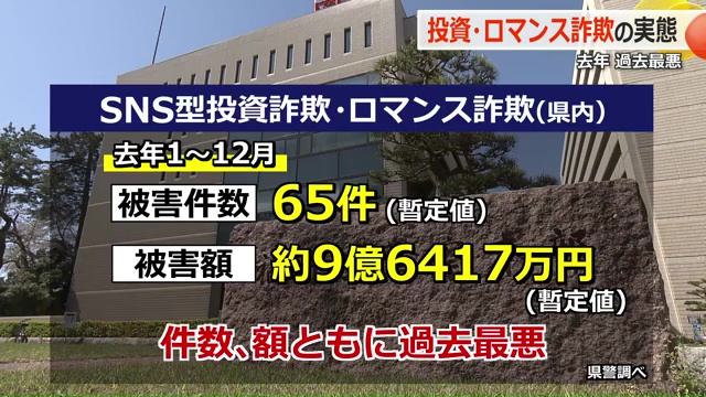 SNS型投資・ロマンス詐欺の被害が過去最悪