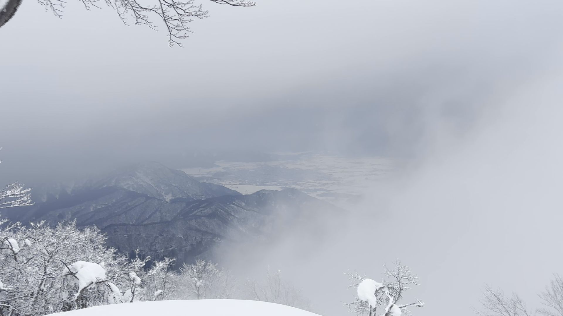 山頂からの景色