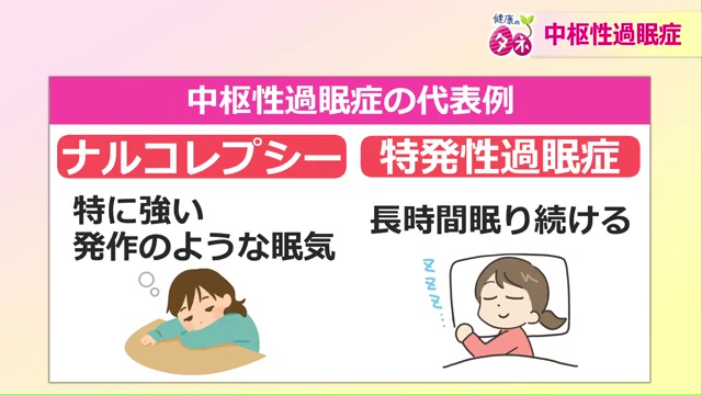 中枢性過眠症の代表例