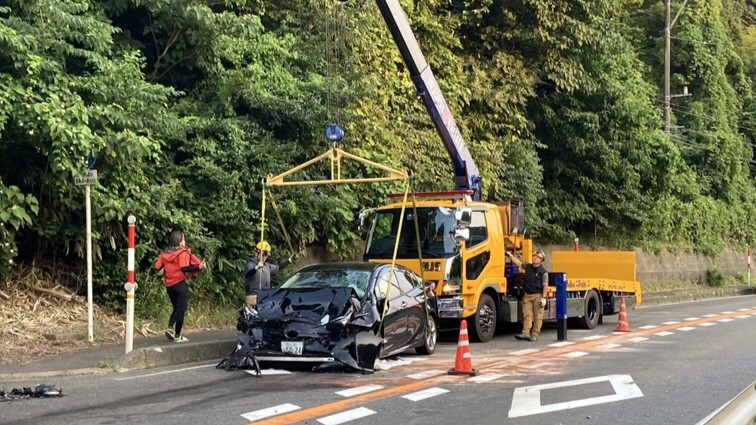 速報】あわら市の国道8号でトラックと乗用車が正面衝突 1人がドクター