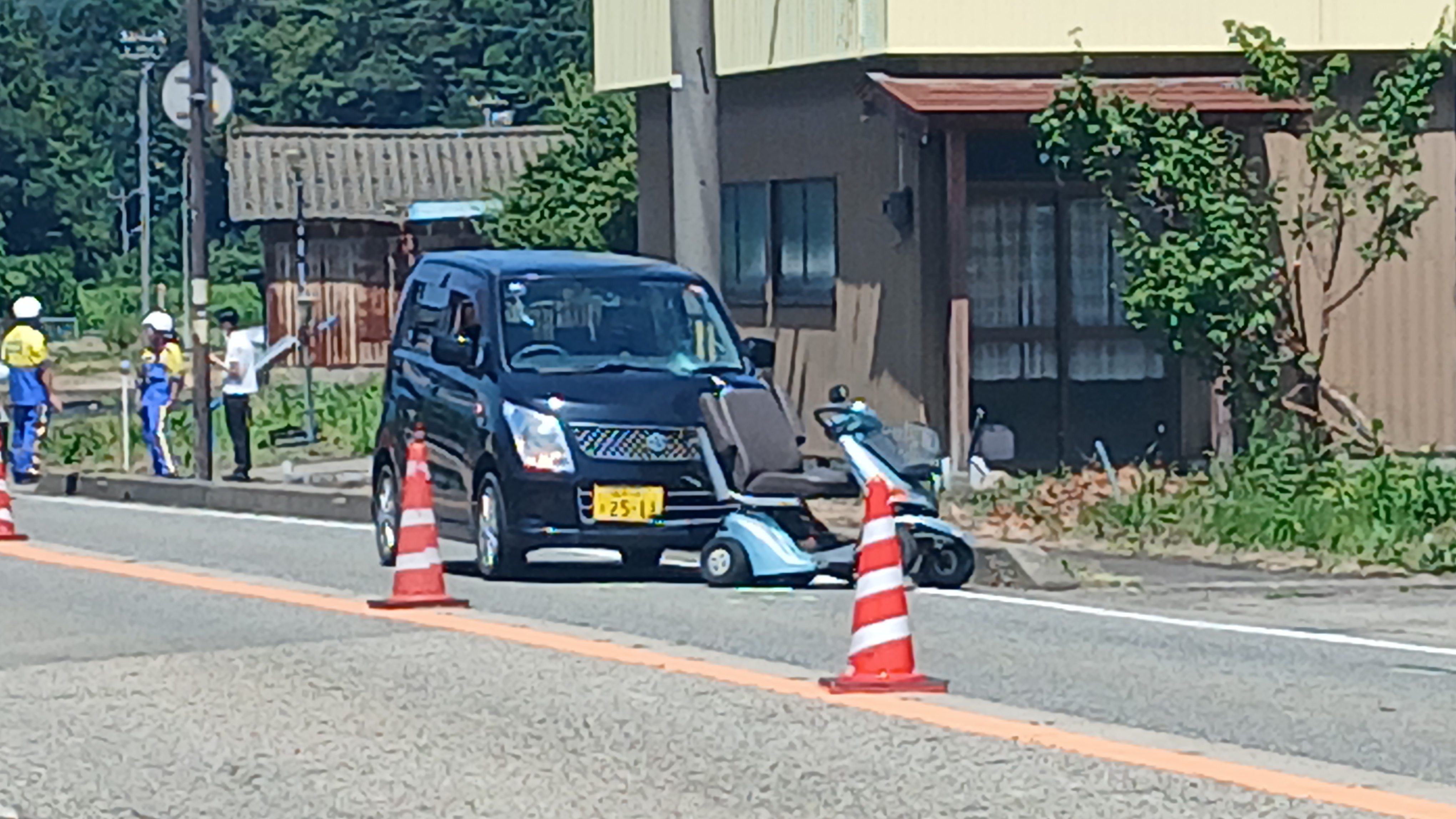 事故があった現場は片側1車線の直線道路