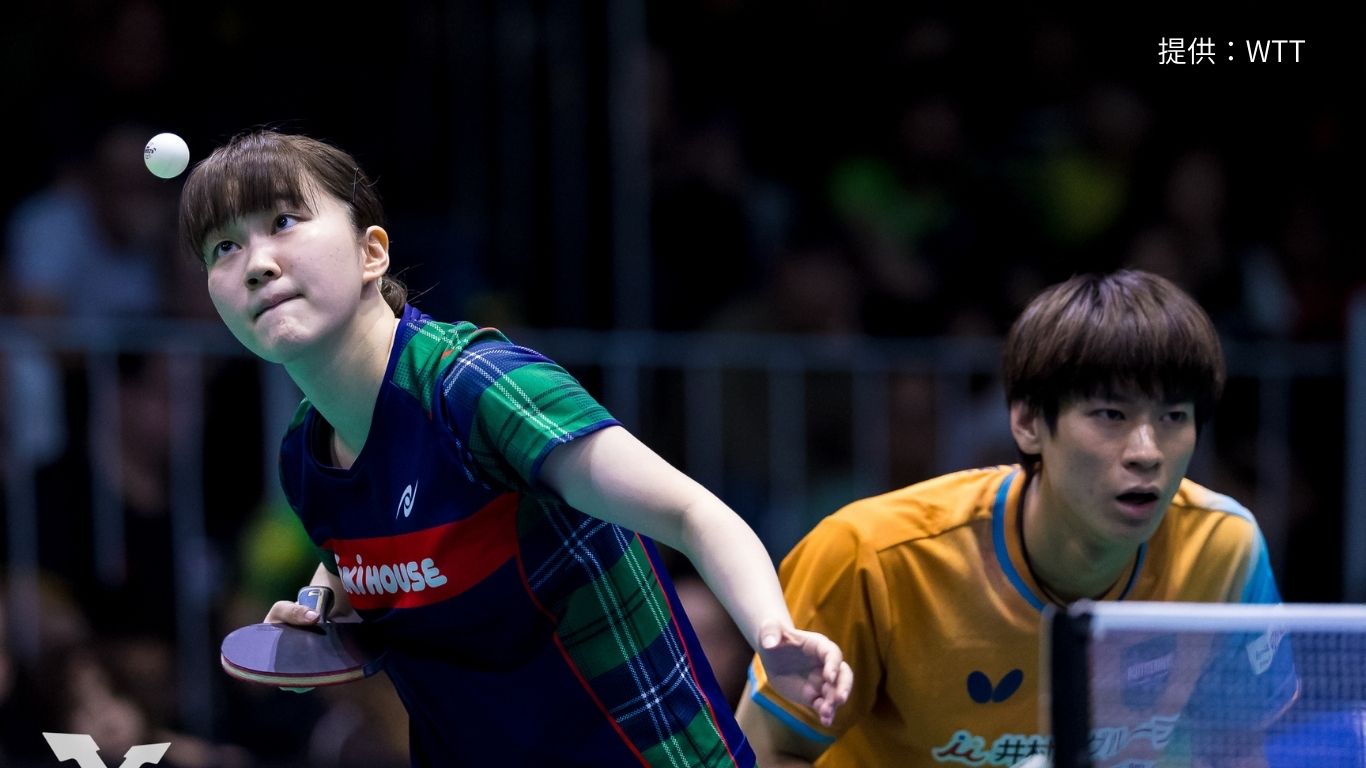 ブラジルのペアを3-1で下した大藤選手ペア(提供:WTT)