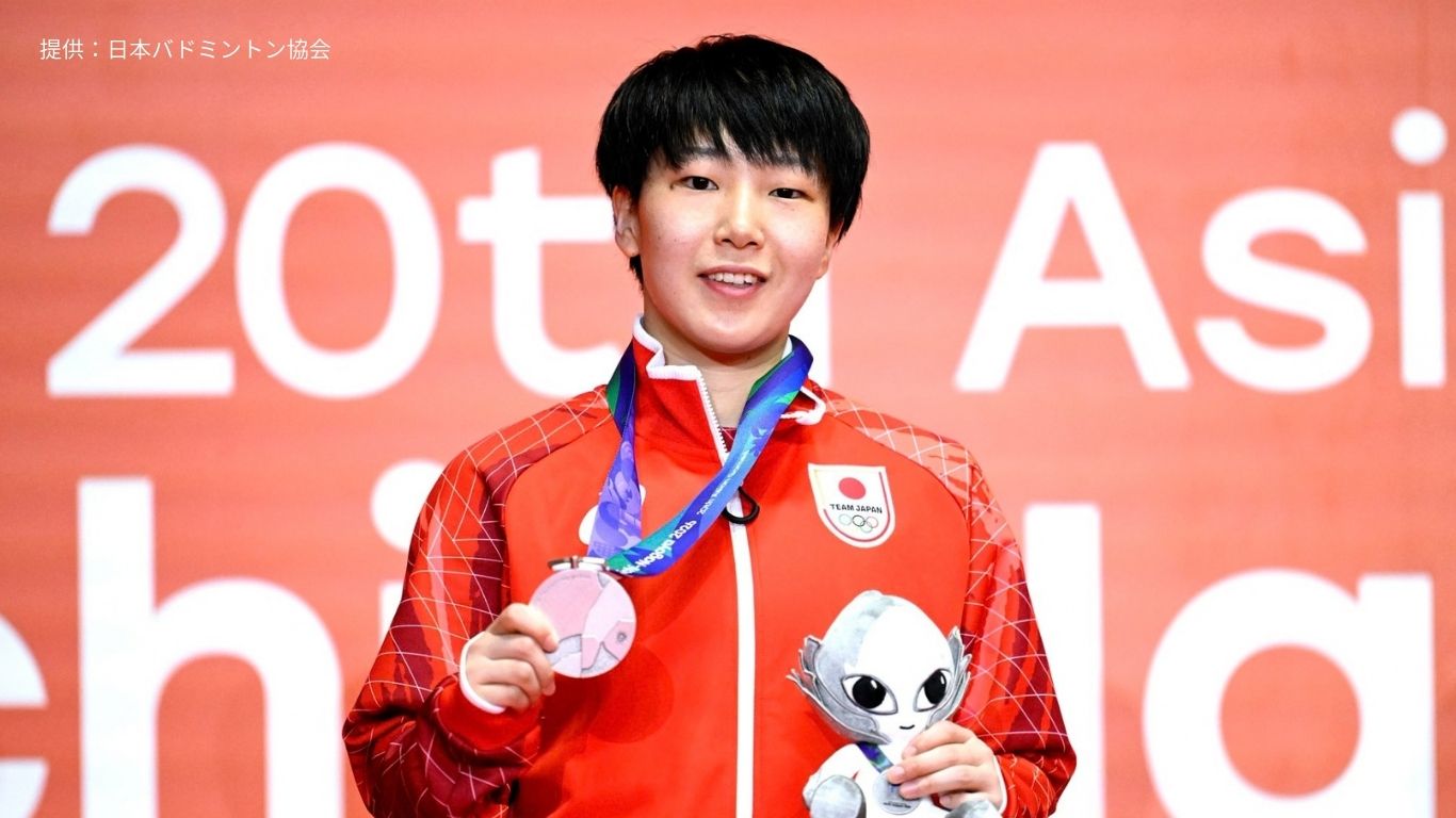 アジア大会で自身初の銀メダルを獲得した山口選手