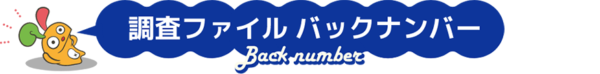 調査ファイルバックナンバー