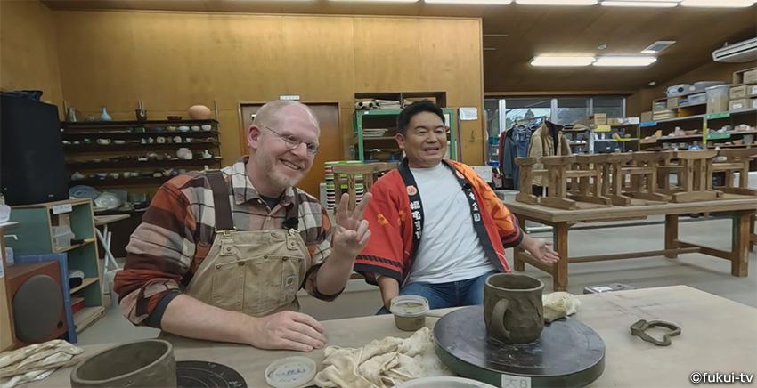 日本全国福むすび ワールドむすび 福井弁のアメリカ人に隊長タジタジ